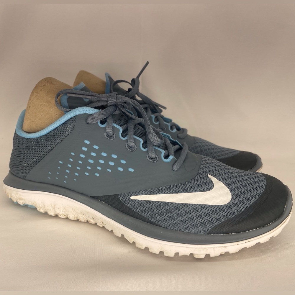 Nike * FS Lite Running Shoes Women's Size: 7 Gray Blue 684667-402 Athletic Shoes